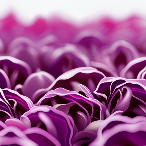 Discover the Satisfying Crunch of Red Cabbage Microgreens