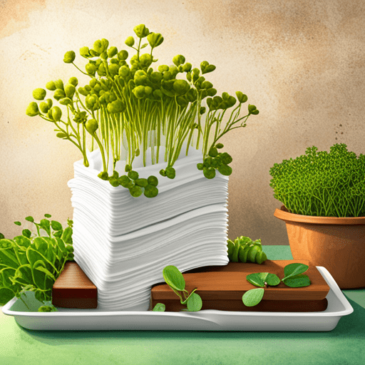 Going Green Environmental Impact of Using Paper Towels for Microgreens