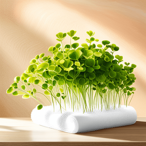 The Low Cost Solution Growing Microgreens on Paper Towels